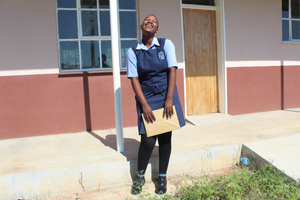 Sakhile happy to be in a formal school system