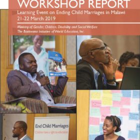 Workshop Report: Learning Event on Ending Child Marriages in Malawi