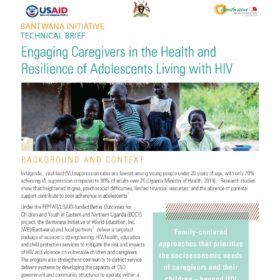 Improving ART Adherence in Adolescents through Increased Caregiver Support in Uganda
