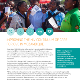 Improving the HIV Continuum of Care for OVC in Mozambique