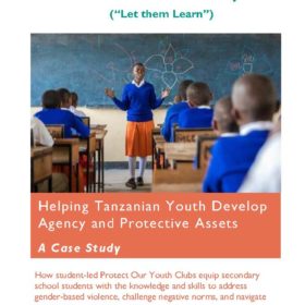 Helping Tanzanian Youth Develop Agency and Protective Assets