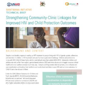 Strengthening the Clinic-Community Referral Network to Improve Treatment and Child Protection Outcomes for Children Living with HIV and Other Vulnerabilities